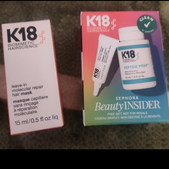 K18 Other - K18 Biomimetic Hairscience Leave-In Repair Hair Mask - White